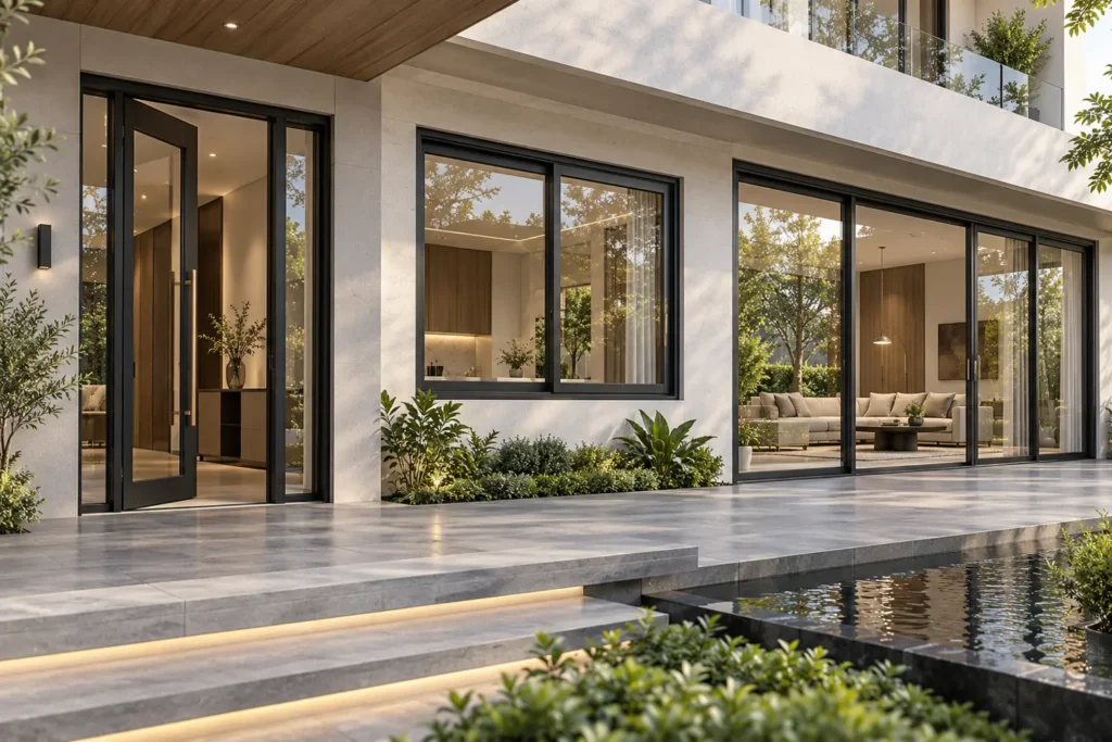 Các kiểu cửa nhôm Maxpro trong không gian nhà ở hiện đại