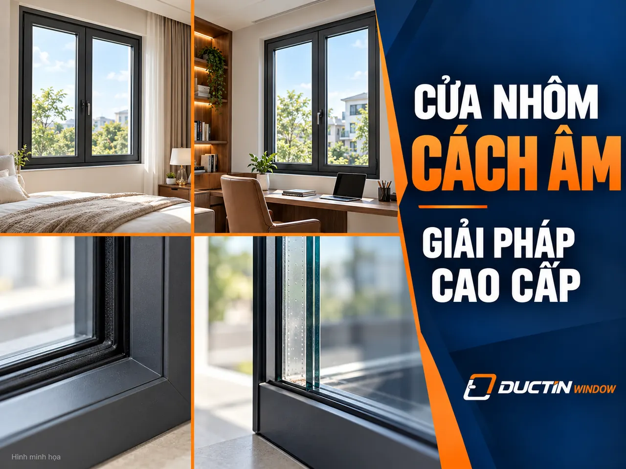 Cửa nhôm cách âm: giải pháp cách âm cao cấp