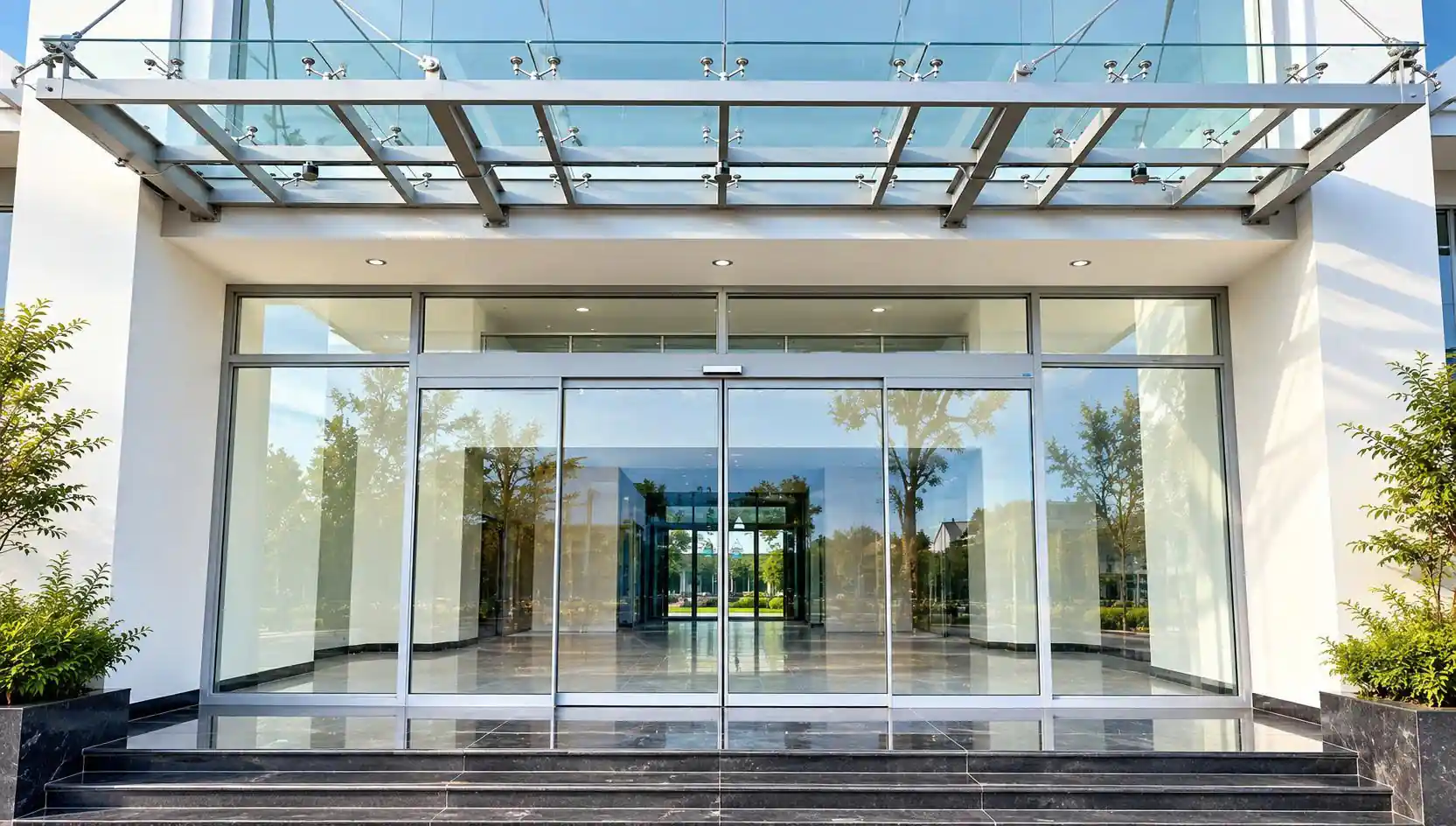 Cửa tử động nhôm kính Đức Tín Window