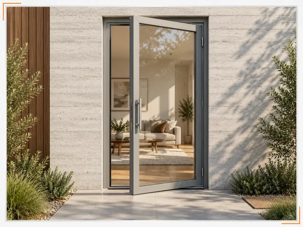 Cửa đi mở quay Alvero AR66 -  1 cánh