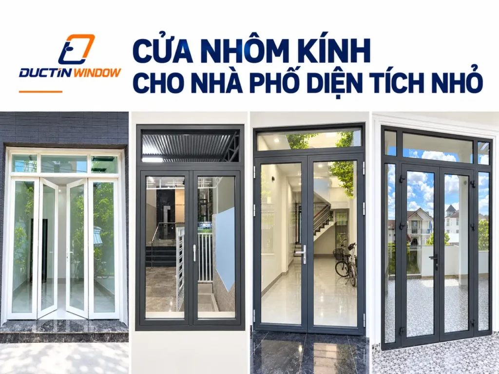 Cửa nhôm kính cho nhà phố diện tích nhỏ nên chọn thế nào?